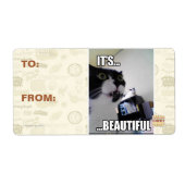 Het is prachtig etiket (Voorkant)