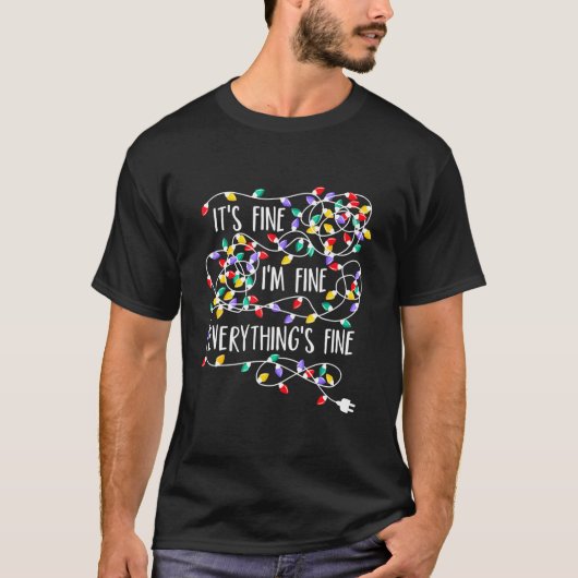 Het is prima dat ik alles licht ben t-shirt (Voorkant)