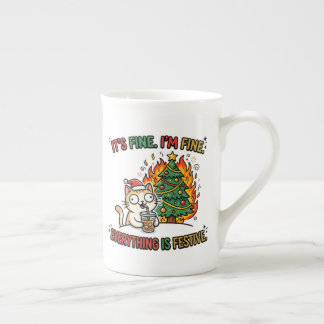 Het Is Prima Ik Ben Prima Alles Is Feestelijk Chao Porselein Kop