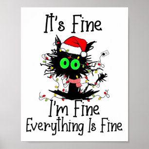 Het Is Prima Ik Ben Prima Alles Is Prima Leuk Zwar Poster