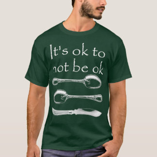 Het is prima om niet helemaal zwart te zijn. t-shirt