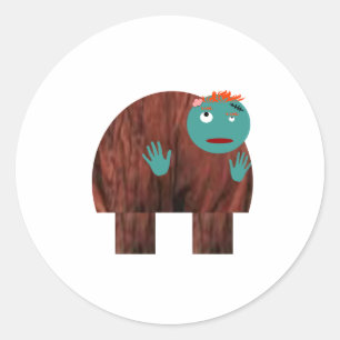 Het is Quasizombie Ronde Sticker