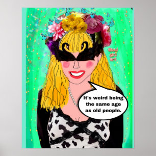 Het is raar om dezelfde leeftijd te hebben als oud poster