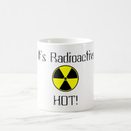 Het is radioactief heet! koffiemok