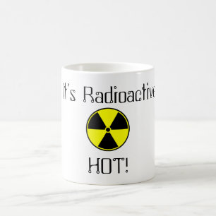 Het is radioactief heet! koffiemok