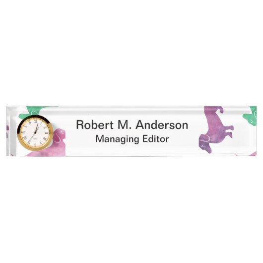 Het is Raining Dachshunds Naambordje (Voorkant)