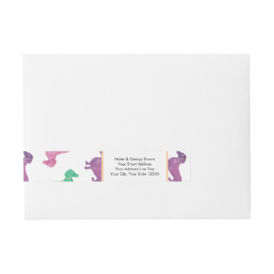 Het is Raining Dachshunds Omwikkelbaar Adreslabel