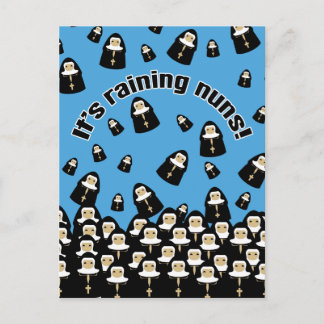 Het is Raining Nuns Briefkaart