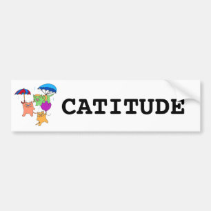 Het is regerende katten bumpersticker