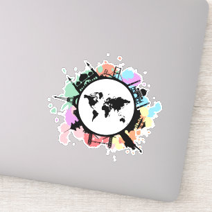 Het is reistijd sticker