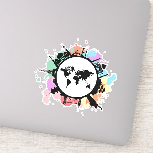 Het is reistijd sticker (Detail)