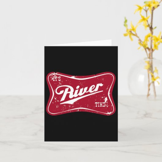 Het is rivier tijd kaart (Gele Bloem)