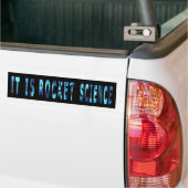 Het is Rocket Science Bumpersticker (Op Truck)