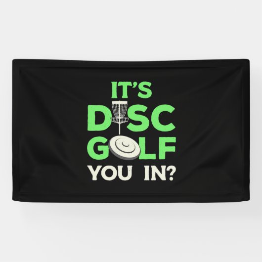 Het is Schijf Golf. Spandoek (Horizontaal)