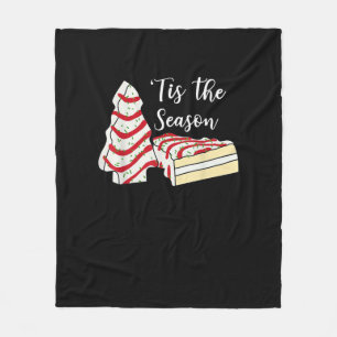 Het Is Seizoen Kerstboom Kostuum Grappige Grafiek Fleece Deken