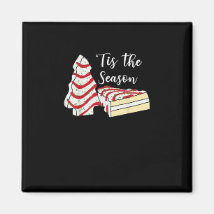 Het Is Seizoen Kerstboom Kostuum Grappige Grafisch Magneet