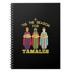 Het Is Seizoen Voor Tamales Grappig Mexicaans Kers Notitieboek