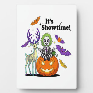 Het is Showtime Grappige Halloween Fotoplaat