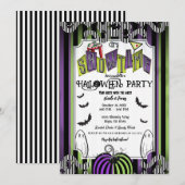 Het is Showtime Halloween Film Kostuum Feest Kaart (Voorkant / Achterkant)