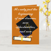 Het is slechts enkel de Kaart van de Afstuderen (Gele Bloem)