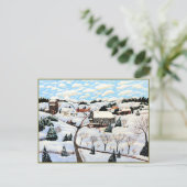 Het is Sneeuwend Briefkaart (Staand voorkant)