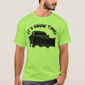 Het is sneeuwploeg grafisch t-shirt (Voorkant)