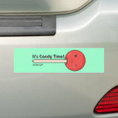 Het is Snoep Time Bumpersticker! Bumpersticker (Op auto)