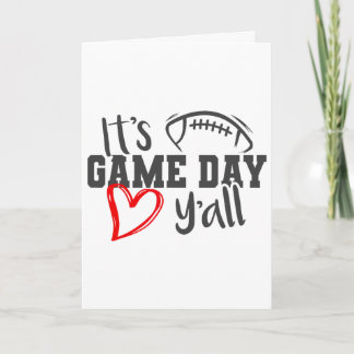Het is speeldag Yall Schattig Super Voetbal Bowl H Kaart