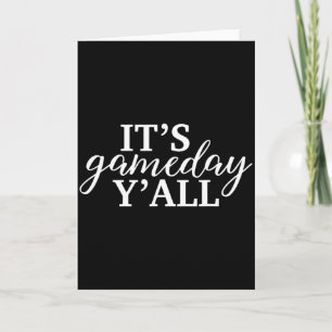 Het is Speldag Yall Voetbal Bysebyll Bysketbyll T Kaart