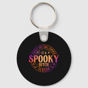 Het is Spooky Season Fun Witch Halloween T-shirt Sleutelhanger
