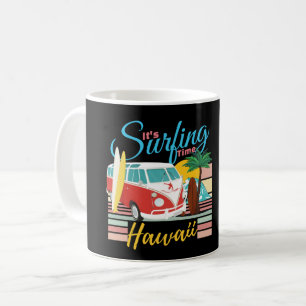 Het is Surftijd Hawaii - Summer Beach Vibes Koffiemok