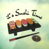 Het is Sushi tijd Raamsticker (Vel 3)