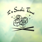 Het is Sushi tijd Raamsticker (Vel 3)