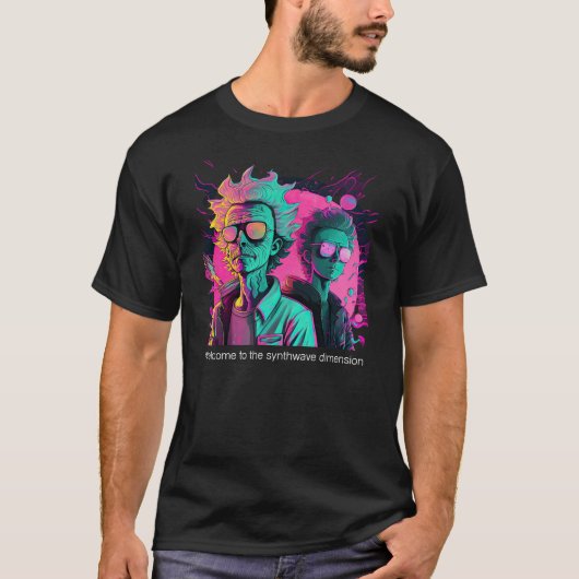 Het is Synthwave. v1 T-shirt (Voorkant)