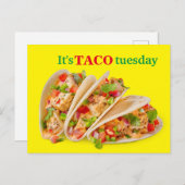 Het is taco dinsdag briefkaart (Voorkant / Achterkant)