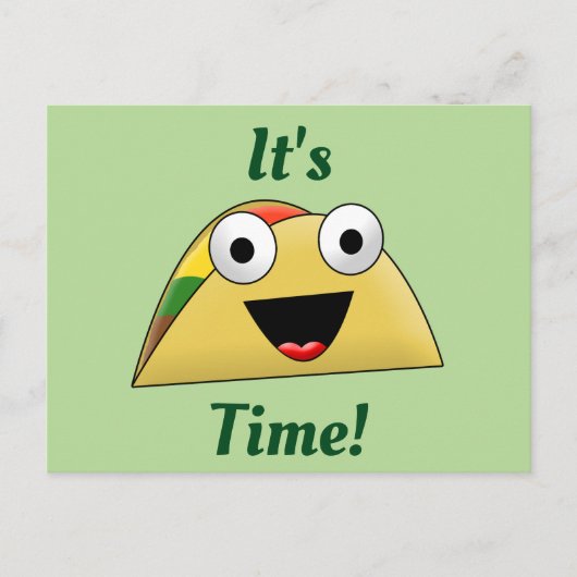 Het is Taco Time | Uitnodiging van Taco Party Fies (Voorkant)