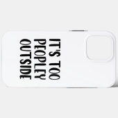 Het is te druk buiten Case-Mate iPhone case (Achterkant (horizontaal))