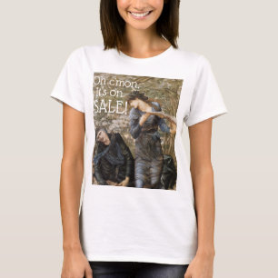 Het is te koop, grappig  renaissance schilderij t-shirt