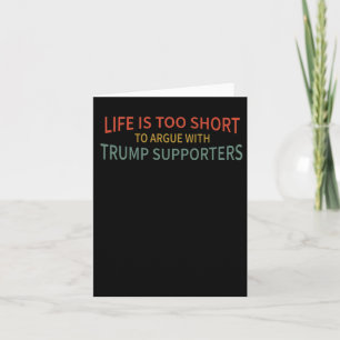 Het is te kort om met Trump-aanhangers in discussi Kaart