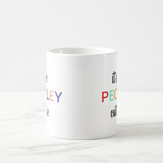 Het is te mok, grappig cadeau, grappige mok, grapp koffiemok (Center)