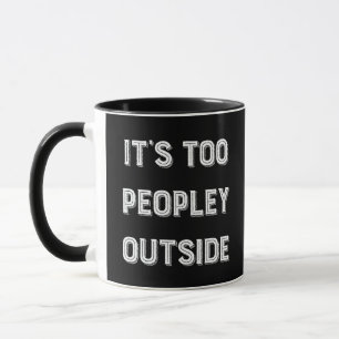 Het is te Peopley buiten. Mok