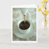 Het is Teatime Kaart (Gele Bloem)