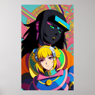 Het is tegenwoordig allemaal anime poster