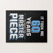 Het is teK dat ik 60 jaar heb om dit stramienartik Legpuzzel (Horizontaal)