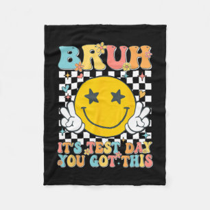 Het is testdag dat je dit testdag leraar Kind hebt Fleece Deken