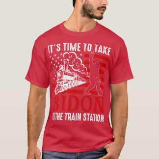 Het is tijd om Bidon naar het treinstation Bigfoo  T-shirt