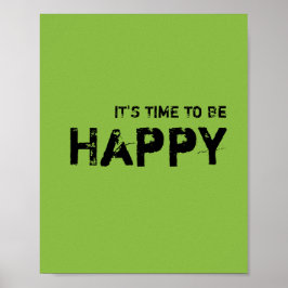 Het is tijd om HAPPY te zijn: Poster