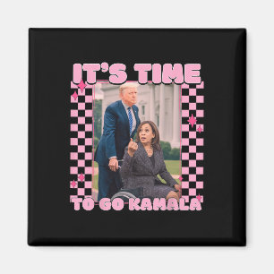 Het is tijd om Kamala President Kamala Harris W 2 Magneet