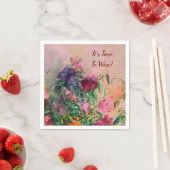 Het is tijd om Napkins te wijn Servet (Insitu)