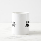 Het is tijd om op te Mannen - Koffiemok (Center)